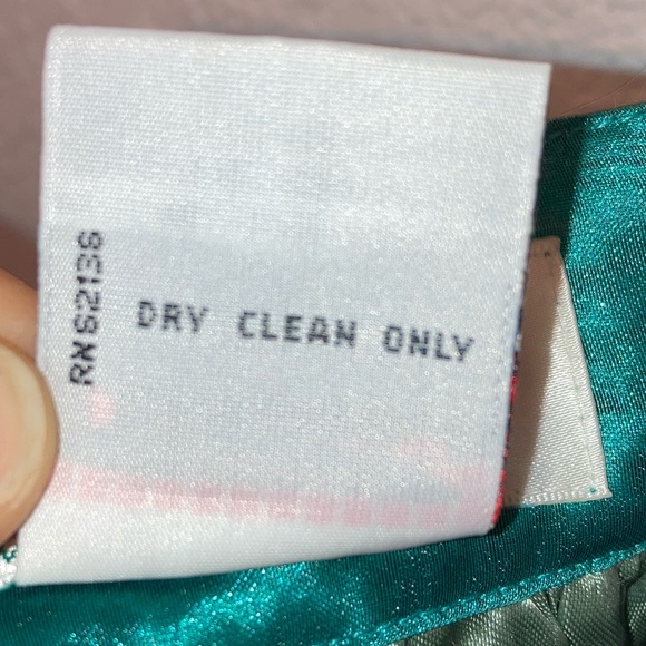 VTG NWOT 1990s GUESS Organza Mini Skirt TURQUOISE SZ: X-Small - Picture 8 of 8